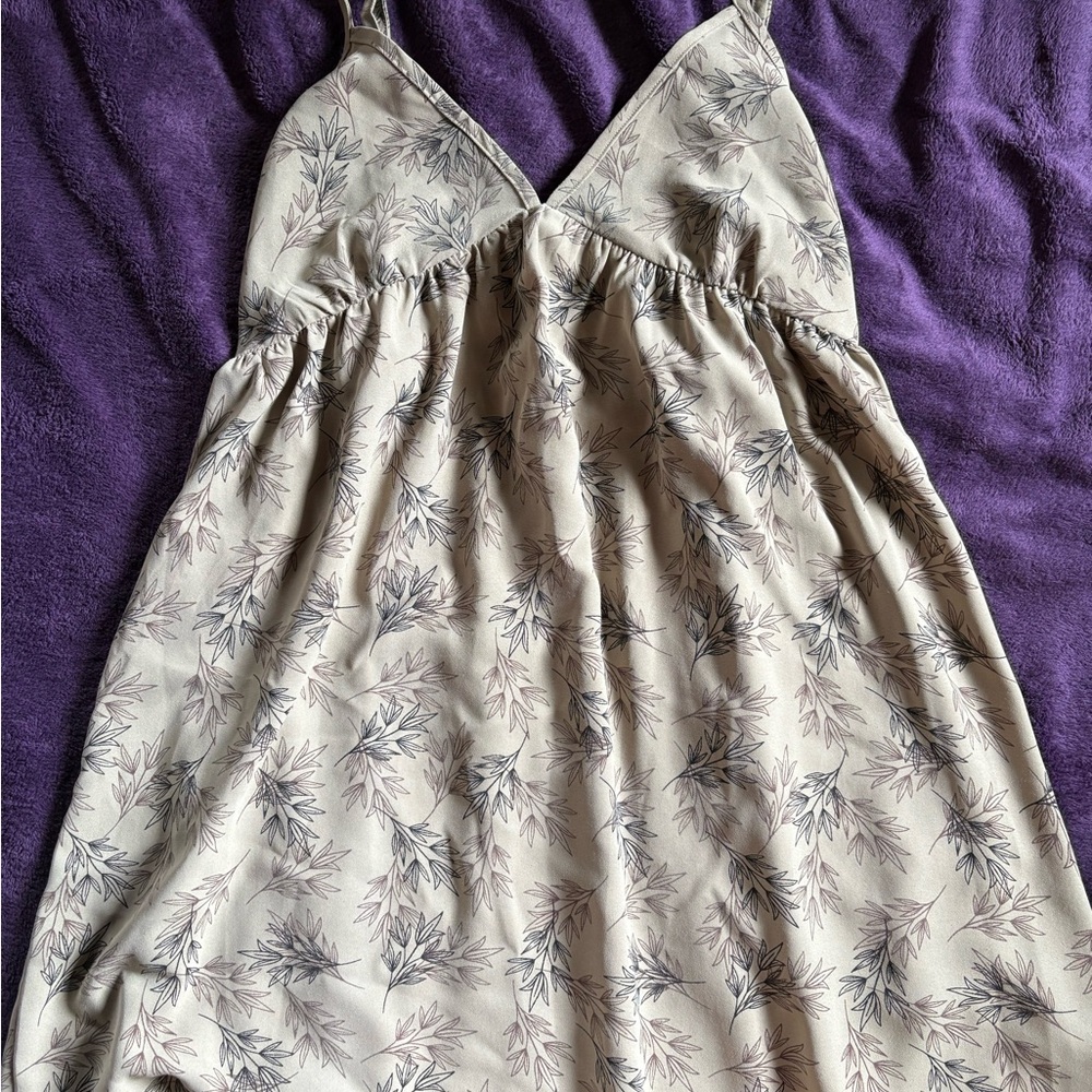 Leaf summer dress